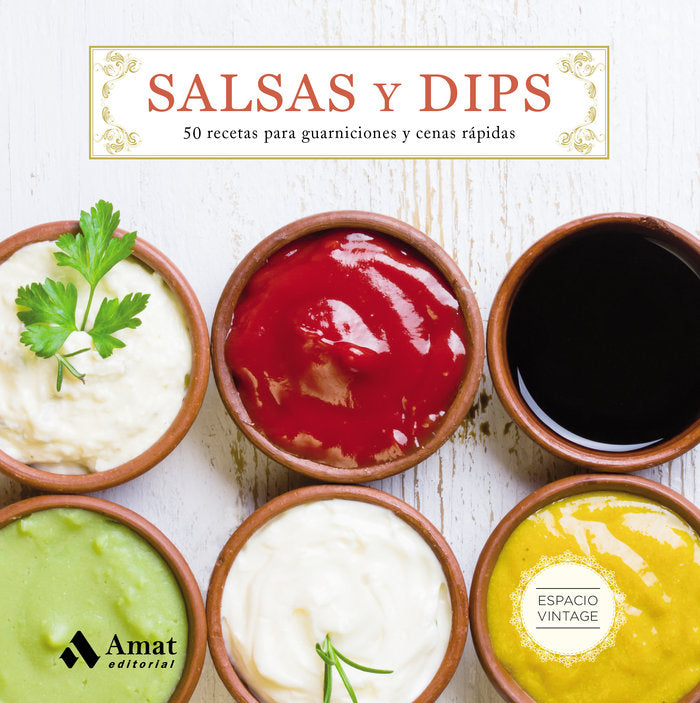 Salsas y Dips | portada del libro