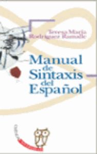Manual de sintaxis del español, de RODRIGUEZ RAMALLE | portada del libro