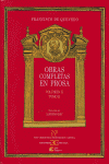 Obras completas en Prosa. Volumen II, Tomo II: Relato picaresco: El Buscón, de Quevedo, Francisco de | portada del libro