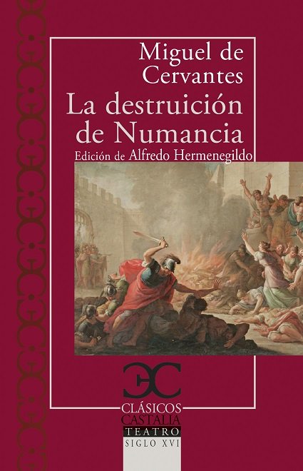 DESTRUCCION DE NUMANCIA, de CERVANTES SAAVEDRA | portada del libro