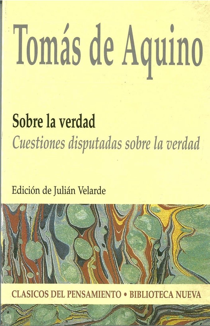 Sobre la verdad, de Santo Tomás de Aquino | portada del libro