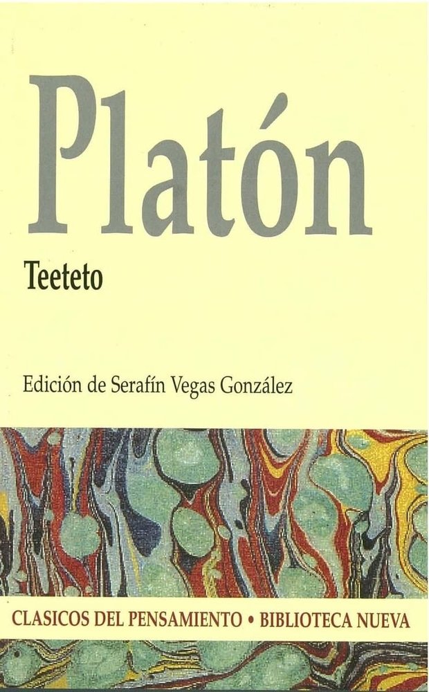 Teeteto, de Platón | portada del libro