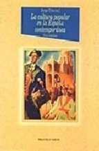 La cultura popular en la España contemporánea, de VV. AA. | portada del libro