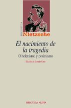 El nacimiento de la tragedia, de Friedrich Nietzsche | portada del libro