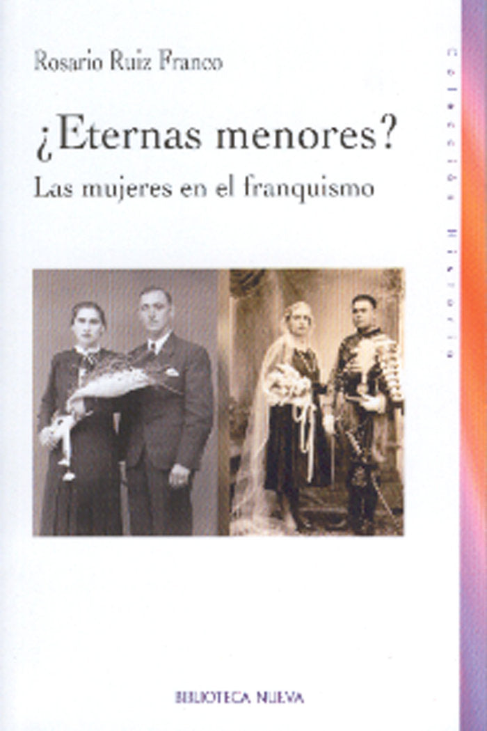 ¿Eternas menores?, de Ruiz Franco | portada del libro