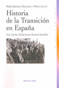 Historia de la transición en España, de Rafael Quirosa-Cheyrouze | portada del libro
