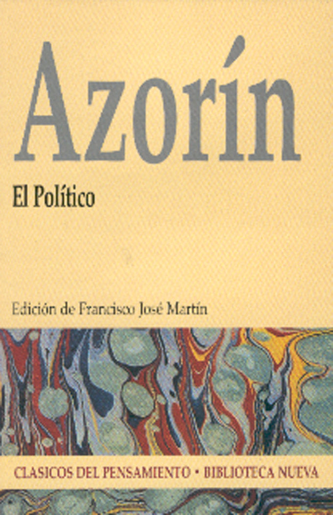 El político (Azorín), de Martínez Ruíz, José | portada del libro