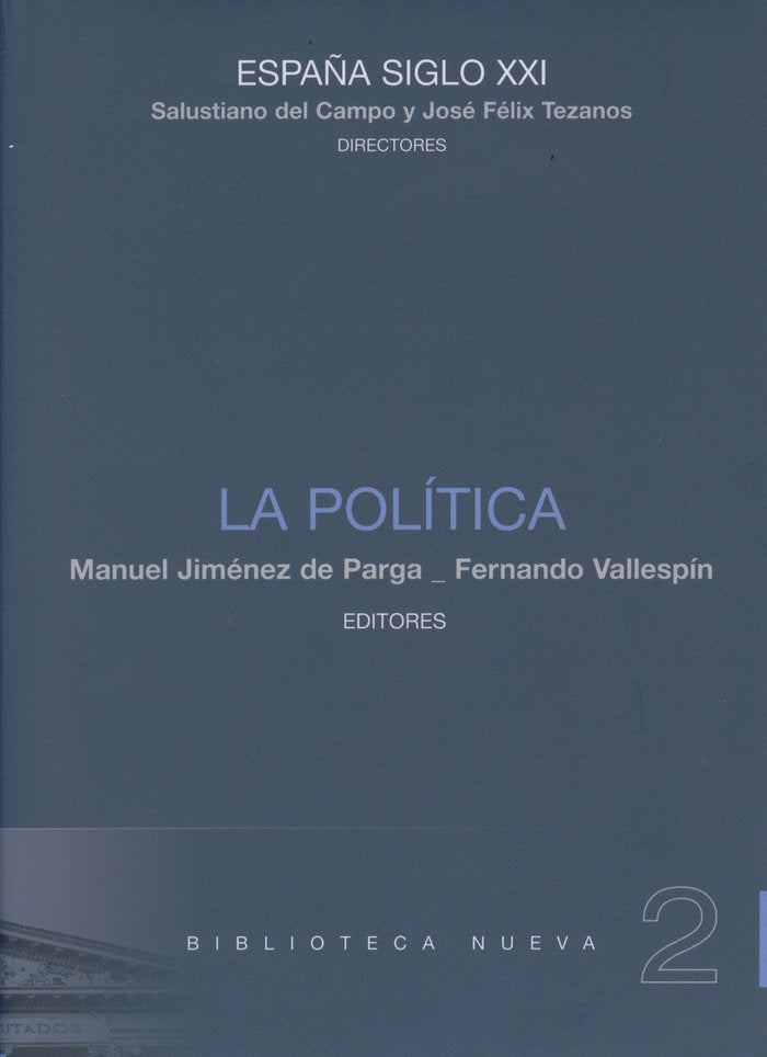 La política, de Del Campo, Salustiano | portada del libro