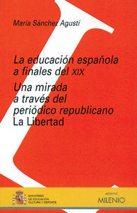 La educación española a finales del XIX, de Sánchez Agustí, María | portada del libro