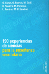 190 experiencias de ciencias para la enseñanaza secundaria, de Ramírez, Lorenzo | portada del libro