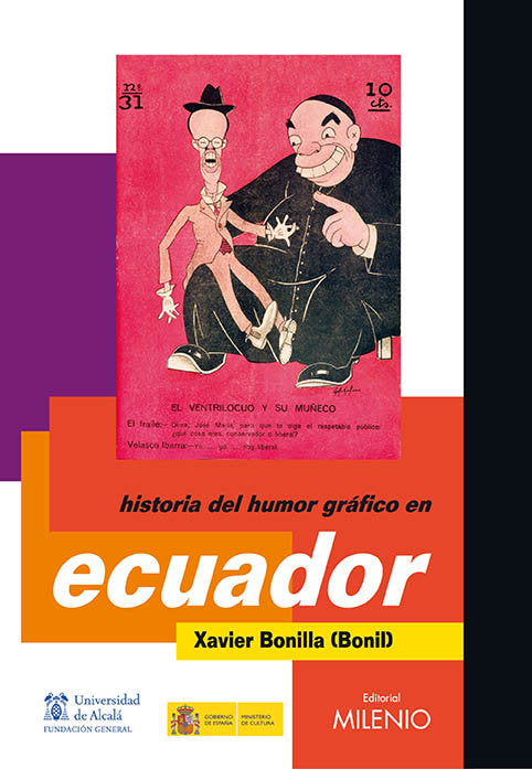 Historia del Humor Gráfico en Ecuador, de Bonilla, Xavier | portada del libro