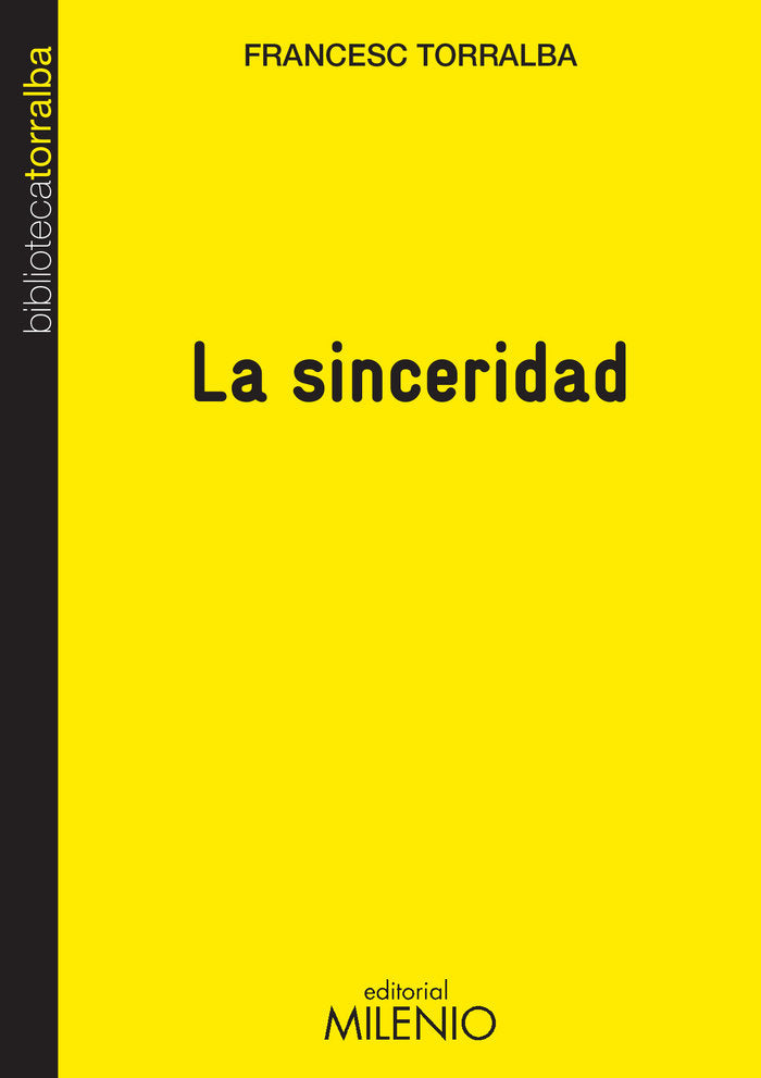 La sinceridad, de Francesc Torralba Roselló | portada del libro