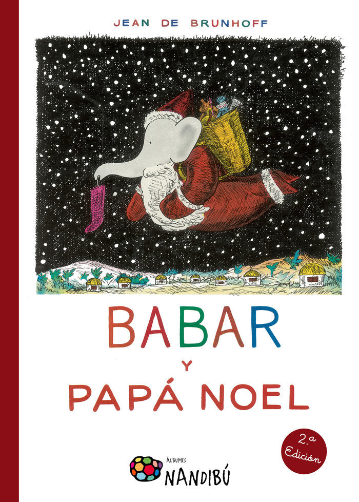 Babar y Papá Noel, de de Brunhoff, Jean | portada del libro