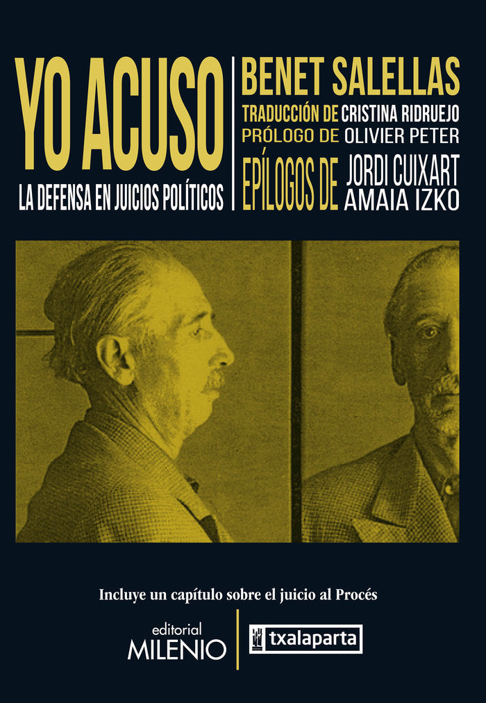 Yo acuso, de Salellas Vilar, Benet | portada del libro