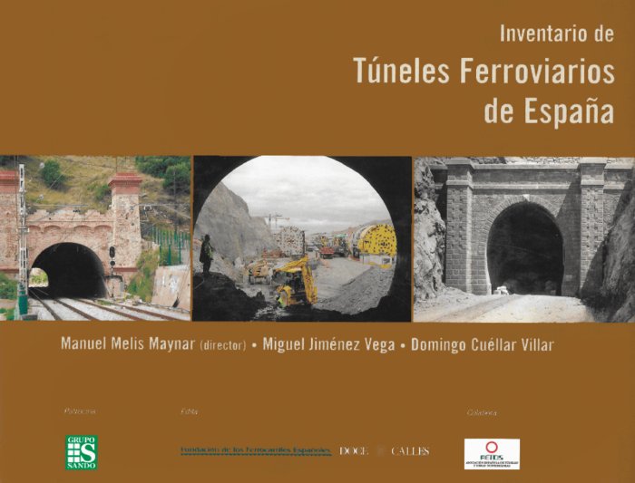 Inventario de Túneles Ferroviarios de España, de Melis Maynar, Manuel | portada del libro