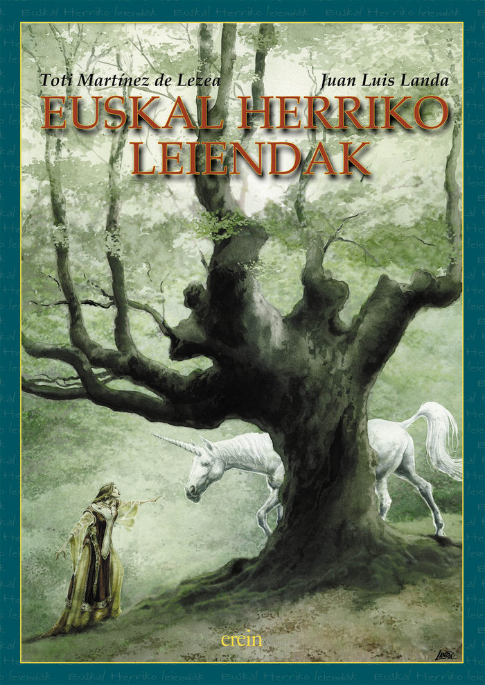 Euskal Herriko leiendak, de Toti Martínez de Lezea | portada del libro