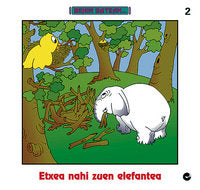 Etxea nahi zuen elefantea, de BADABA | portada del libro