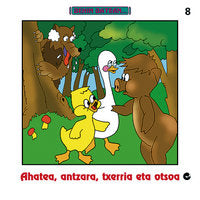 Ahatea, antzara, txerria eta otsoa, de EREIN | portada del libro