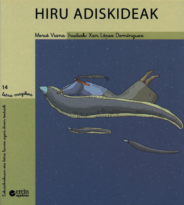 Hiru adiskideak, de Mercé Viana | portada del libro