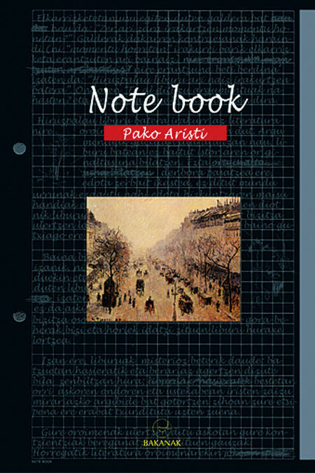Note book, de PAKO ARISTI | portada del libro