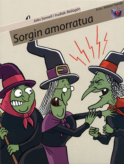 Sorgin amorratua, de JOLES SENNELL | portada del libro