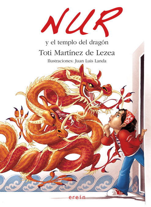 Nur y el templo del dragón, de Toti Martínez de Lezea | portada del libro