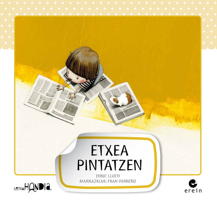Etxea pintatzen, de Enric Lluch | portada del libro