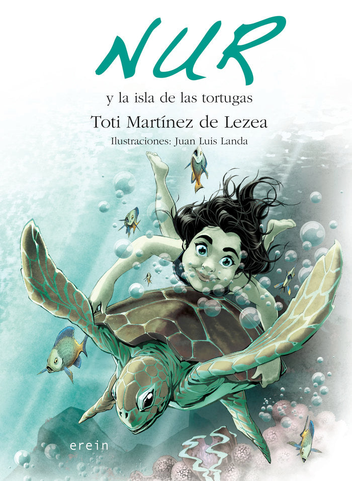 Nur y la isla de las tortugas, de Toti Martínez de Lezea | portada del libro