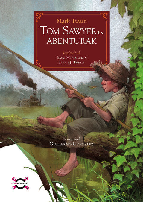 TOM SAWYER-EN ABENTURAK, de MARK TWAIN | portada del libro