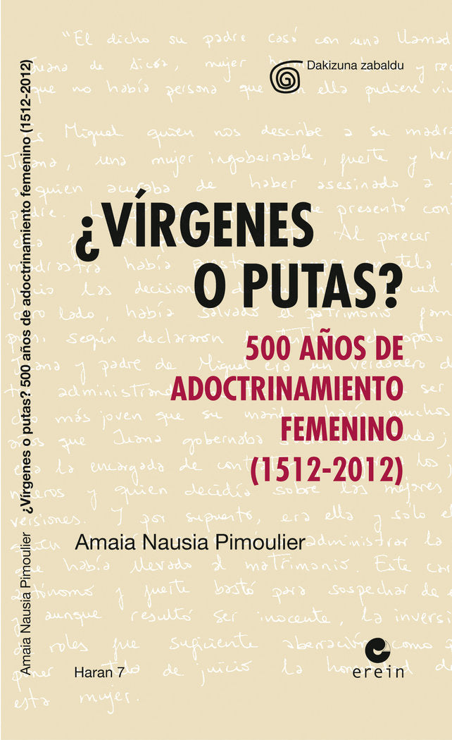 ¿VIRGENES O PUTAS?, de NAUSIA PIMOULIER, AMAIA | portada del libro