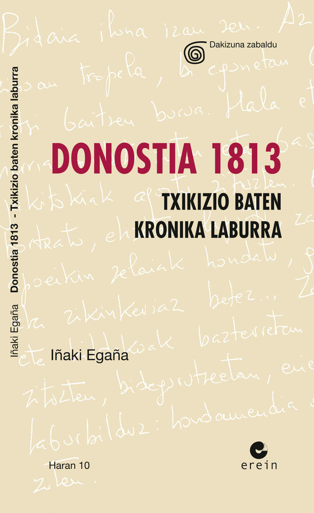 Donostia 1813, de IÑAKI EGAÑA | portada del libro