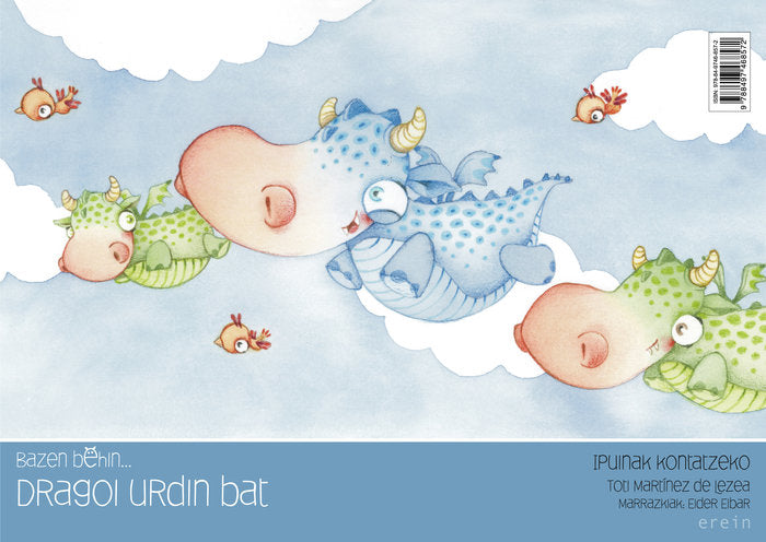 Dragoi urdin bat, de TOTI MARTINEZ DE LEZEA | portada del libro