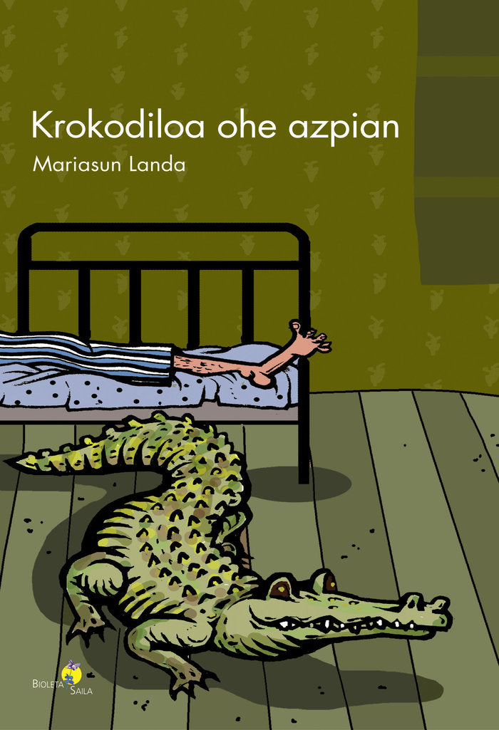 Krokodiloa ohe azpian, de Mariasun Landa | portada del libro