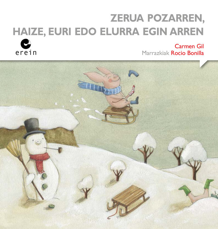 Zerua pozarren, haize, euri edo elurra egin arren, de CARMEN GIL | portada del libro