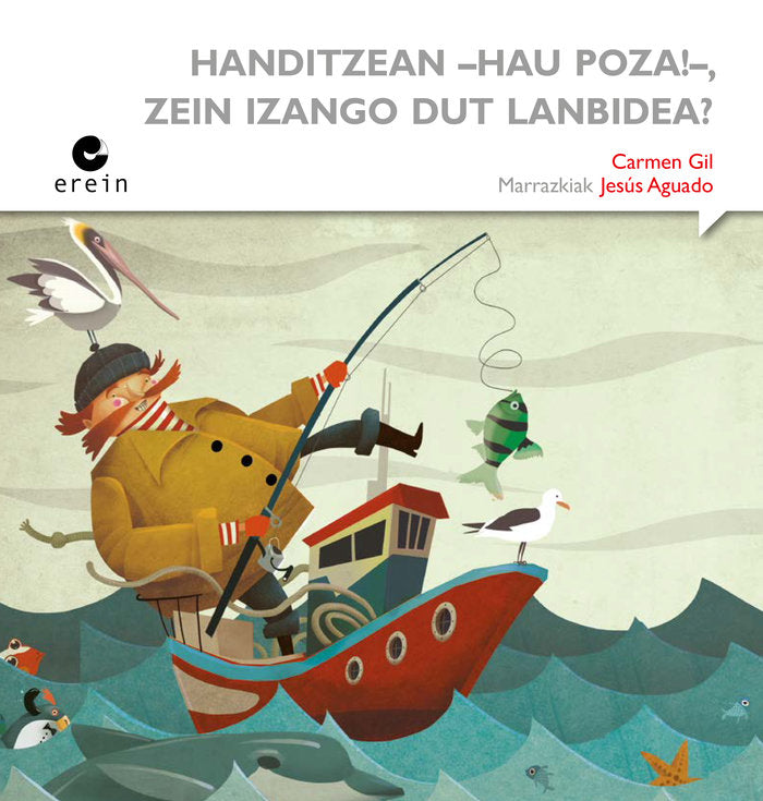 Handitzean -hau poza!-, zein izango dut lanbidea?, de CARMEN GIL | portada del libro