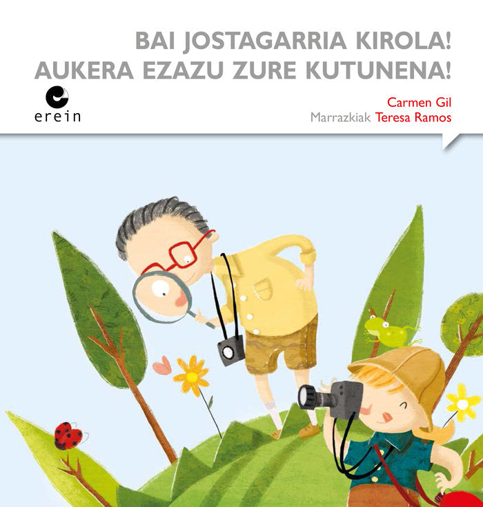 Bai jostagarria kirola! Aukera ezazu zure kutunena!, de CARMEN GIL | portada del libro