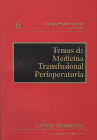 Temas de Medicina Transfusional Perioperatoria, de Varios autores | portada del libro