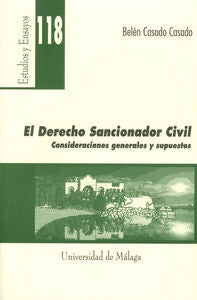El Derecho Sancionador Civil, de Casado Casado, Belén | portada del libro