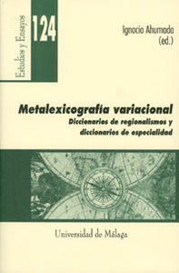 Metalexicografía variacional, de Ahumada Lara, Ignacio | portada del libro