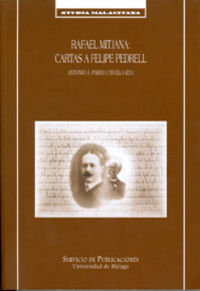 Rafael Mitjana: Cartas a Felipe Pedrell, de Pardo Cayuela, Antonio Andrés | portada del libro