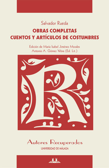 Cuentos y art¡culos de costumbre. Obras Completas, de RUEDA | portada del libro