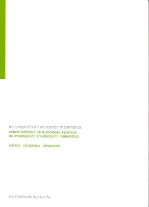 Investigación en educación matemática. Octavo simposio de la Sociedad española de investigación en e, de Encarnación Castro |