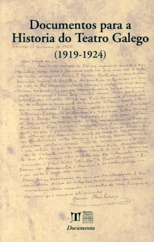 Documentos para a historia do teatro galego (1919-1924), de Castro García | portada del libro