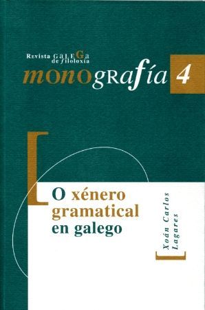 O xénero gramatical en galego, de Lagares | portada del libro