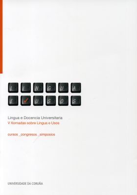 Lingua e docencia universitaria. V Xornadas sobre lingua e usos | portada del libro