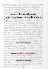 Niceto Alcalá-Zamora y el Diccionario de la Academia, de Córdoba Rodríguez, Félix | portada del libro