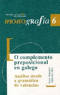 O complemento preposicional en galego. Análise desde a gramática de valencias, de Sánchez Rei | portada del libro