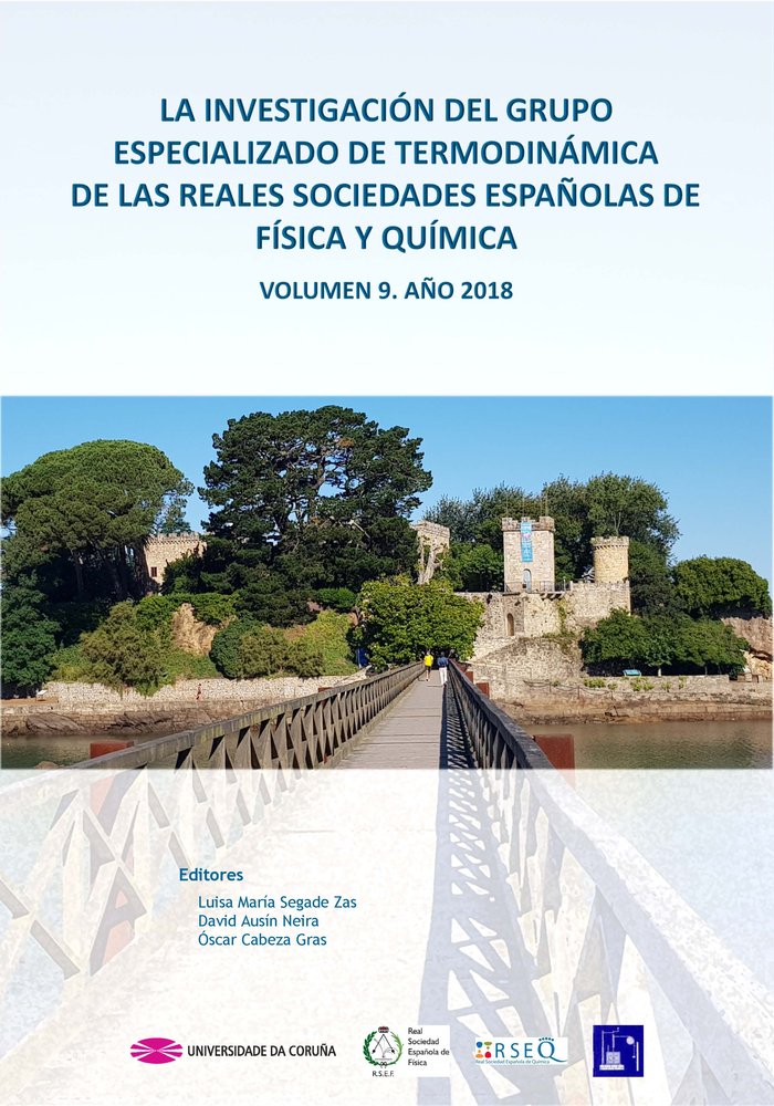 La investigación del Grupo Especializado de Termodinámica de las Reales Sociedades Españolas de Físi | portada del libro