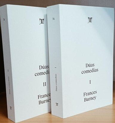 DUAS COMEDIAS I E II FRANCES BURNEY | portada del libro