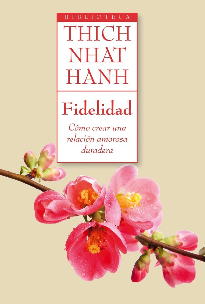 Fidelidad, de Hanh, Thich Nhat | portada del libro